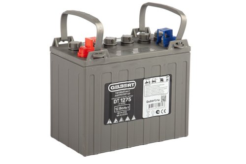 Тяговый WET аккумулятор Gelbert DT1275 (T1275) 12V120A/H C5